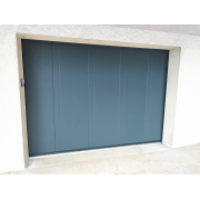 Porte de Garage Coulissante Électrique Somfy 4.5m Finition Lisse Sur Mesure