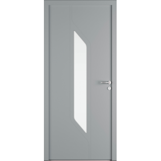 Porte d'Entrée Aluminium Makila Vitrage Vertical Sur Mesure