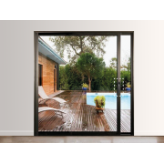 Baie à galandage 1 vantail vers la gauche