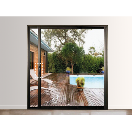 Baie à galandage 1 vantail vers la droite