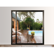 Baie à galandage 1 vantail vers la droite