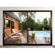 Baie coulissante 2 vantaux