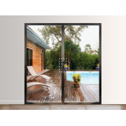 Porte-Fenêtre Aluminium 2 Vantaux (option Ferrage Invisible)