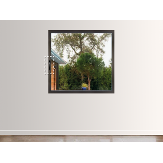 Fenêtre Aluminium 1 Vantail PROFILS SYSTÈMES Tirant Droit Ouvrant Caché Ouverture à la Française Sur Mesure