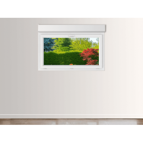 Châssis à Soufflet PVC avec Volet Roulant Intégré