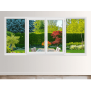 Fenêtre PVC 2 Ouvrants + 2 Fixes