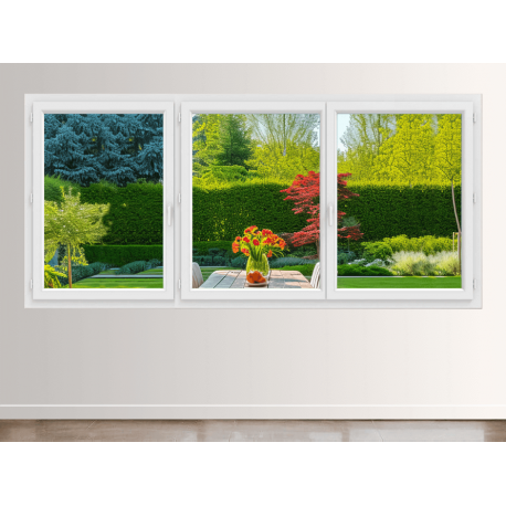 Fenêtre PVC 3 Ouvrants - Seul à Gauche