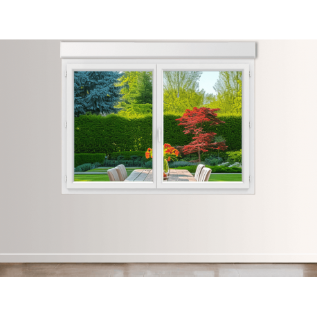 Fenêtre pvc 2 Ouvrants avec volet roulant intérieur intégré