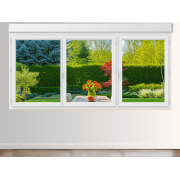 Fenêtre PVC 3 Ouvrants (Seul à Droite) avec Volet Roulant Intégré