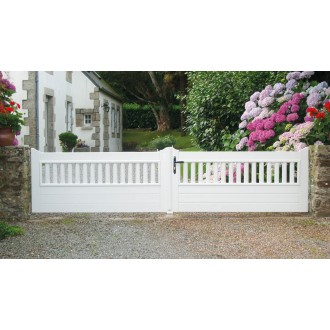 Portail PVC Coulissant Suza