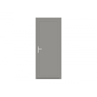Porte de service PVC 1 vantail panneau plein