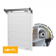 Volet roulant pvc somfy monté dans coffre linteau tunnel