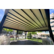 Pergola Toile Rétractable Grande S-Luxe Sauleda® Technical Lumière Led