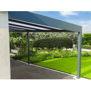 Carport V3 Polycarbonate 32mm Adossé 8x3.5m