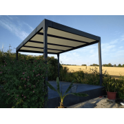Pergola Auto-portée V3 Panneaux Sandwich 32mm 5x5m 
