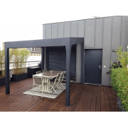 Pergola Aluminium V3 Polycarbonate 32mm 4x4m 4 Poteaux