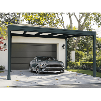 Structure Seule Carport Aluminium V3 6x6m