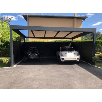 Structure Seule Carport Aluminium V3 6x6m
