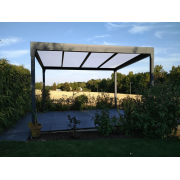 Carport Autoporté V3 Polycarbonate 32mm 5x5m