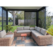 Claustra Brise Soleil Salon Extérieur Pergola