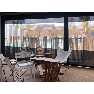 Store ZIP Solaire Cristal Panoramique 4m
