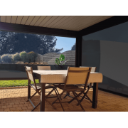 Store ZIP Moteur Solaire Dooya Panoramique Transparent