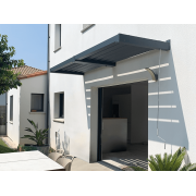 Bioclimatique Suspendu 4m Gris Anthracite 7016