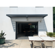 Brise Soleil Bioclimatique Horizontal Suspendu 4m Lames Orientables Manuelles