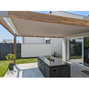 Store de Toit 16m² sur Pergola Bois