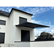 Store Banne Solaire Dickson 4x3.5m Noir 9005