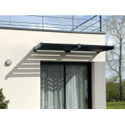 Brise Soleil Horizontal 2.4m Gris Anthracite 7016