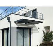 Brise Soleil Suspendu 2.4m Gris Anthracite 7016