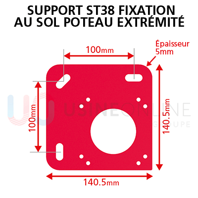 support-st38-fixation-au-sol-poteau-extr