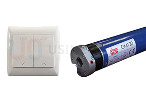 Motorisation Telco Filaire (Interrupteur Fourni) + Commande de Secours