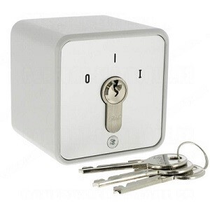 Motorisation Filaire CHERUBINI (Inverseur à Clé Fourni, Position Maintenue + Commande de Secours)